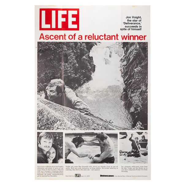 A Rare "Deliverance" LIFE Magazine Movie Poster.