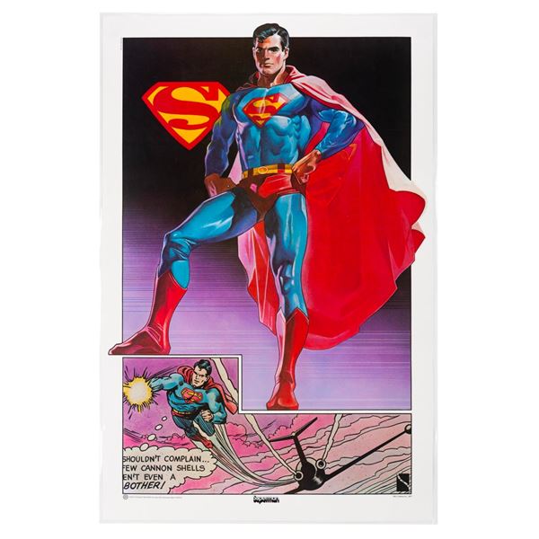 A 1977 Superman Laminated Poster.