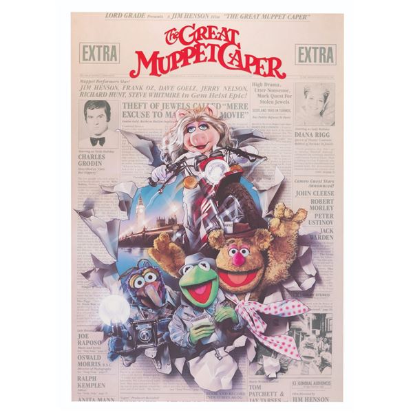 A "The Great Muppet Caper" One-Sheet.