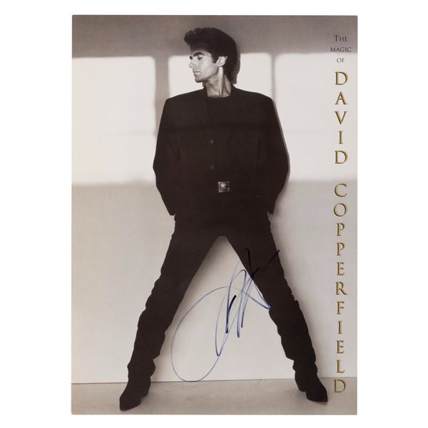 A Signed The Magic of David Copperfield Program.