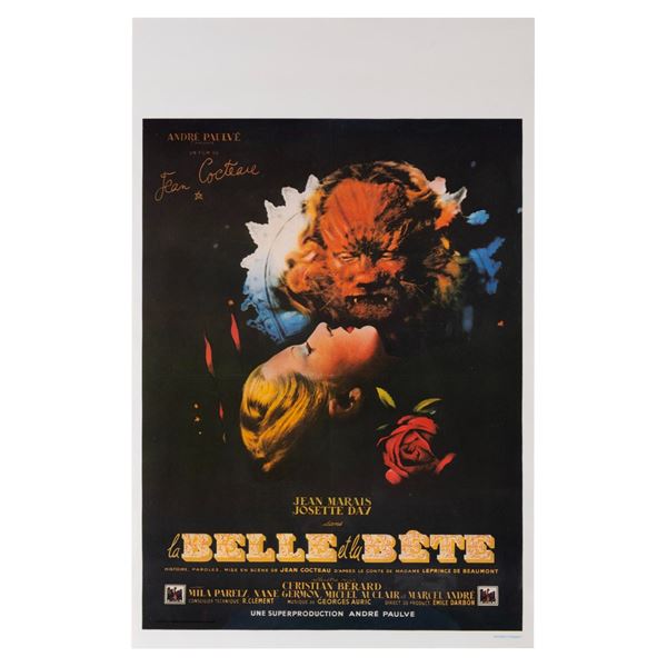 A Jean Cocteau's "La Belle et la Bête" Mini Poster.