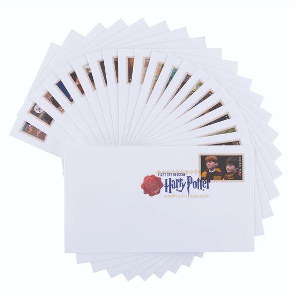 A Full Set of "Harry Potter" First Day Issue Envelopes.