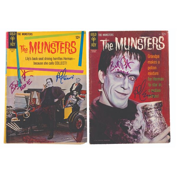 A Pair of Signed "The Munsters" Comic Books.