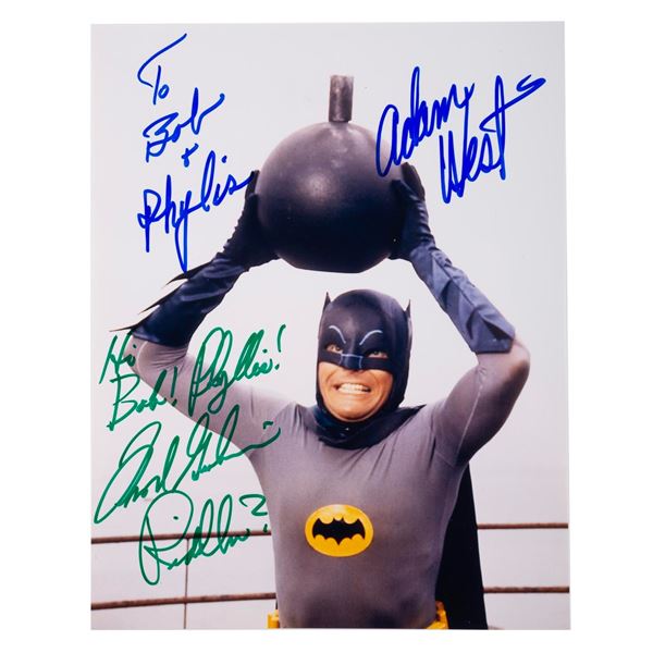 A Multi-Signed "Batman" Movie Publicity Photo.