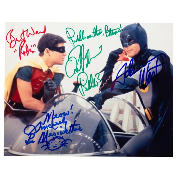 A Multi-Signed Batman and Robin Publicity Photo.