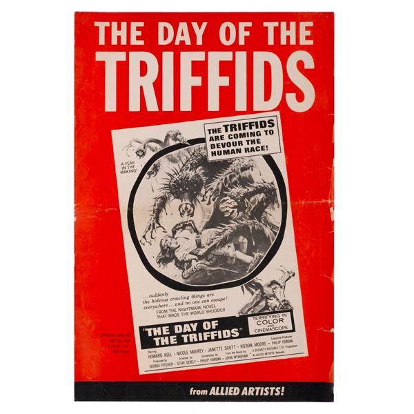 A "The Day of the Triffids" Pressbook.
