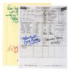 Image 1 : A Multi-Signed "Lost in Space" Facsimile Call Sheet.