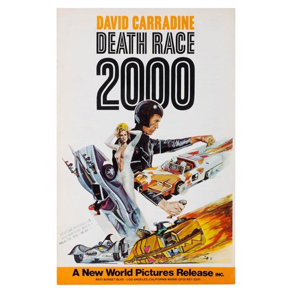 A "Death Race 2000" Pressbook.