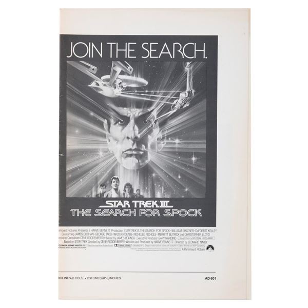 A "Star Trek III: The Search for Spock" Pressbook.
