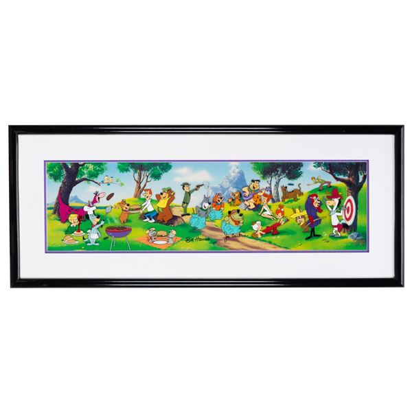 A Hanna-Barbera "Company Picnic" Signed Limited Edition Cel.