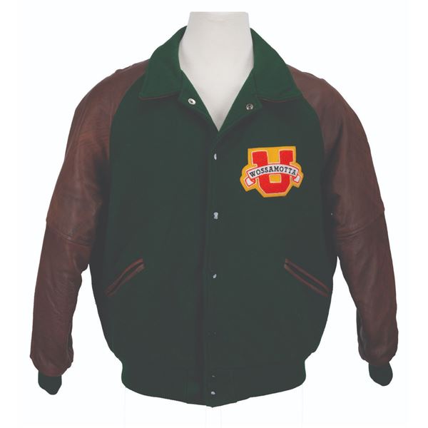 An "Adventures of Rocky and Bullwinkle" Letterman Jacket.
