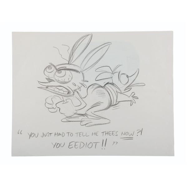 A "The Ren & Stimpy Show" Gag Drawing by John K.