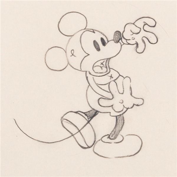 A "The Mad Doctor" Mickey Mouse Production Drawing.