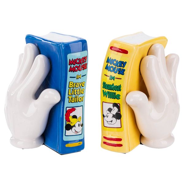 A Set of Mickey Mouse Bookends.