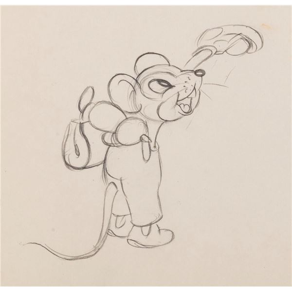 An Original Production Drawing From "The Country Cousin."
