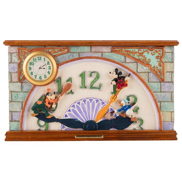 A "Clock Cleaners" Decorative Desk Clock.