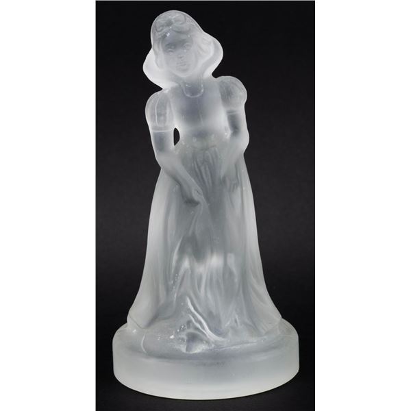 A "Snow White and the Seven Dwarfs" Italian Crystal Glass Figure.