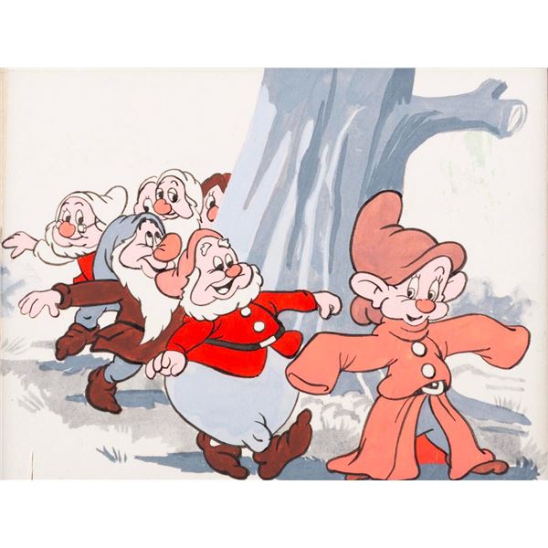 "Snow White and the Seven Dwarfs" Original Magazine Art.