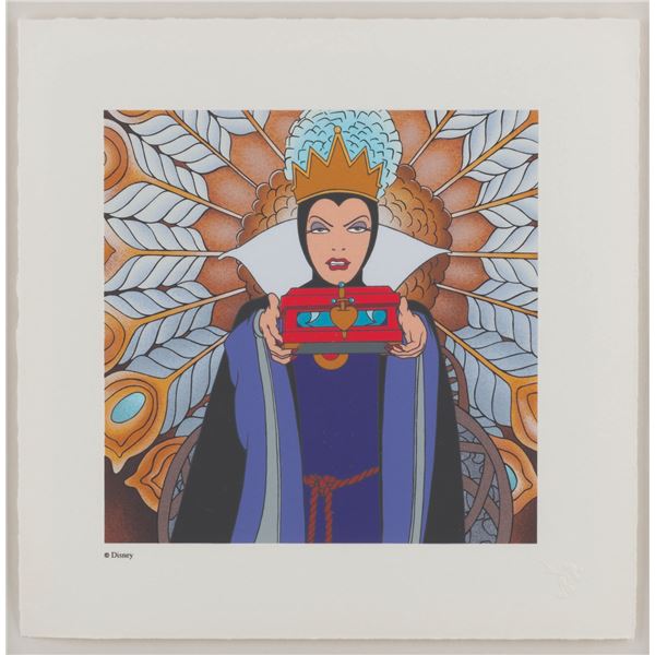 A "Snow White" Evil Queen Limited Edition Serigraph.