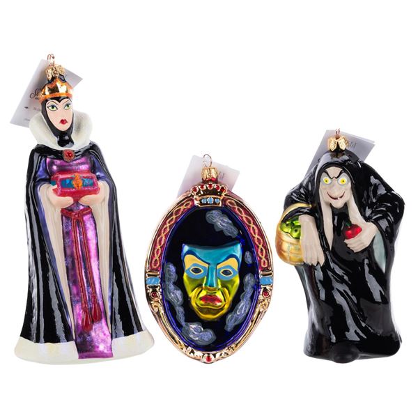 A Set of "Snow White" Ornaments by Christopher Radko.