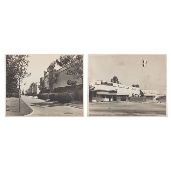 A Pair of Early Disney Burbank Lot Photos.