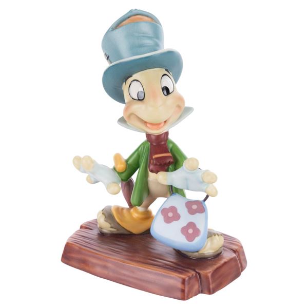 A WDCC Jiminy Cricket "I Made Myself at Home" Sculpture.