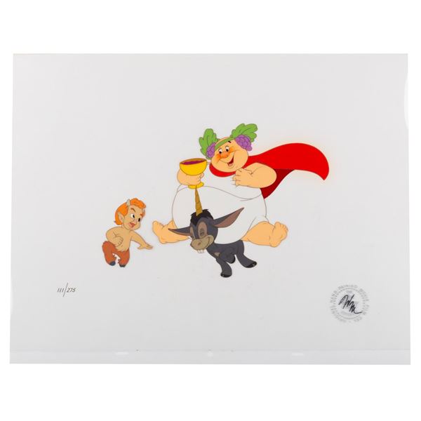 A "Fantasia" Bacchus Hand-Painted Limited Edition Cel.