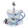 Image 1 : A Franz Porcelain "Bambi" Cup, Saucer, and Spoon Set.