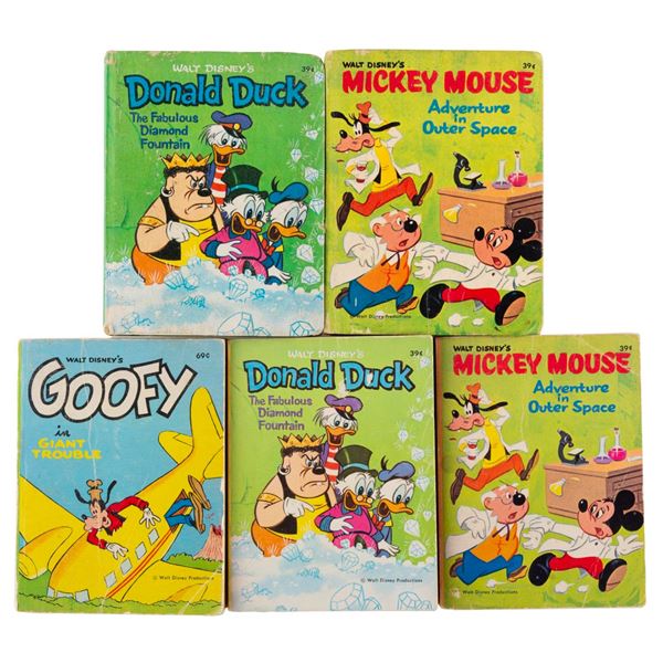 A Collection of Walt Disney "Big Little Books."