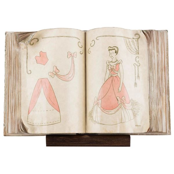 A WDCC "Cinderella's Sewing Book" Dealer Display.