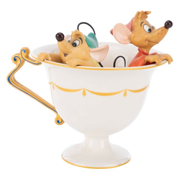 A WDCC Gus and Jaq "Tea for Two" Figure.