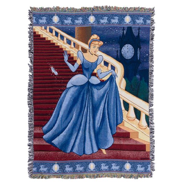 A "Cinderella" Tapestry Throw.
