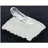 Image 1 : A "Cinderella" Arribas Bros. Slipper on Pillow.