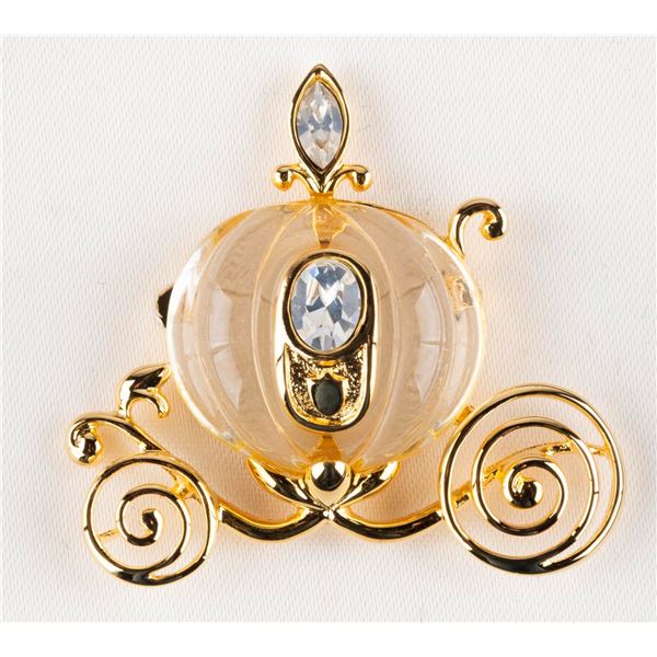 A "Cinderella" Pumpkin Carriage Brooch.