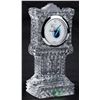 Image 3 : A Crystal "Cinderella" 50th Clock Tower Desk Clock.