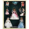 Image 4 : A "Cinderella" Storybook Christmas Ornament Set.