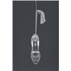 Image 4 : A Lenox "Enchanted Evening" Crystal Shoe Ornament.
