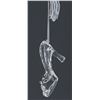 Image 8 : A Lenox "Enchanted Evening" Crystal Shoe Ornament.