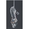 Image 9 : A Lenox "Enchanted Evening" Crystal Shoe Ornament.