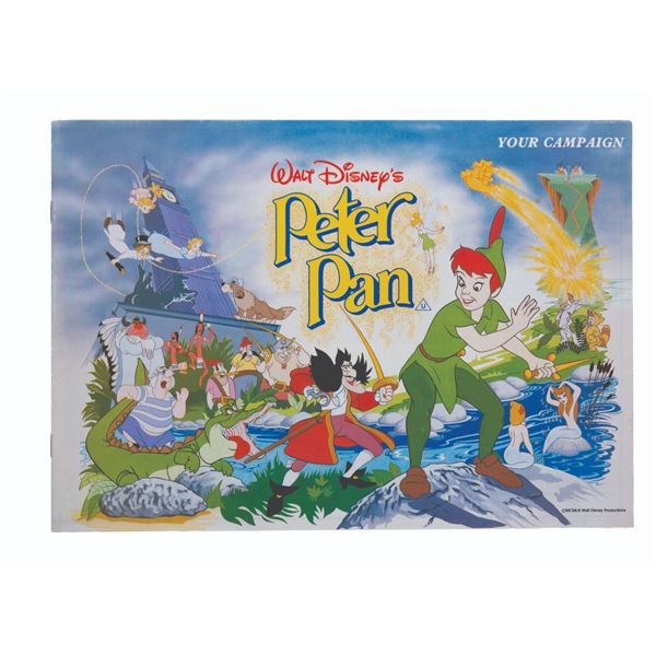 A "Peter Pan" British Re-Release Ad Campaign Book.