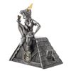 Image 4 : A Pewter "Peter Pan" Desk Clock.