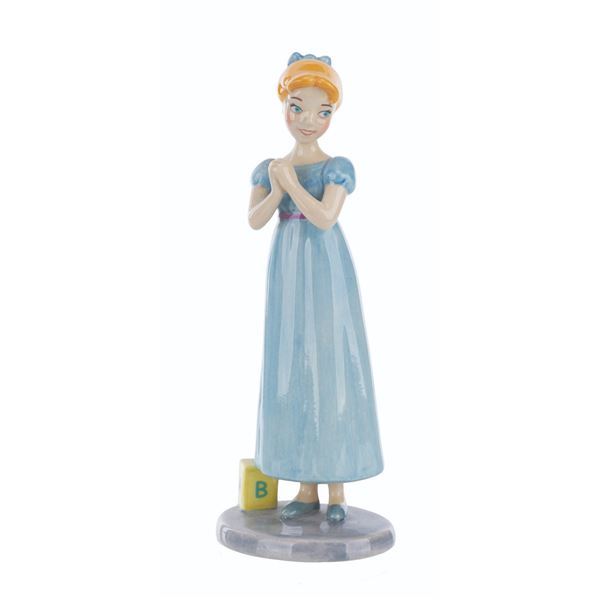 A Wendy Darling Ceramic Figure by Royal Doulton.