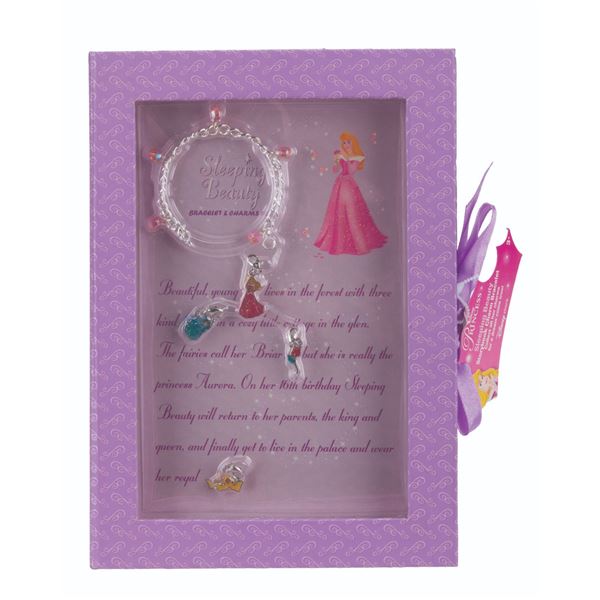 A "Sleeping Beauty" Storybook Charm Bracelet.
