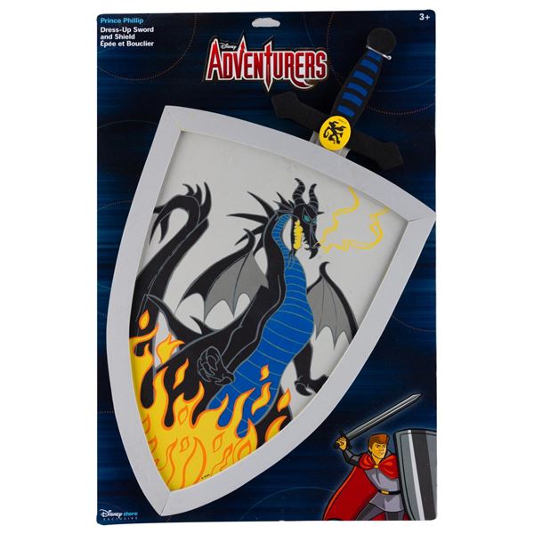 A Prince Phillip Dress-Up Sword and Shield.