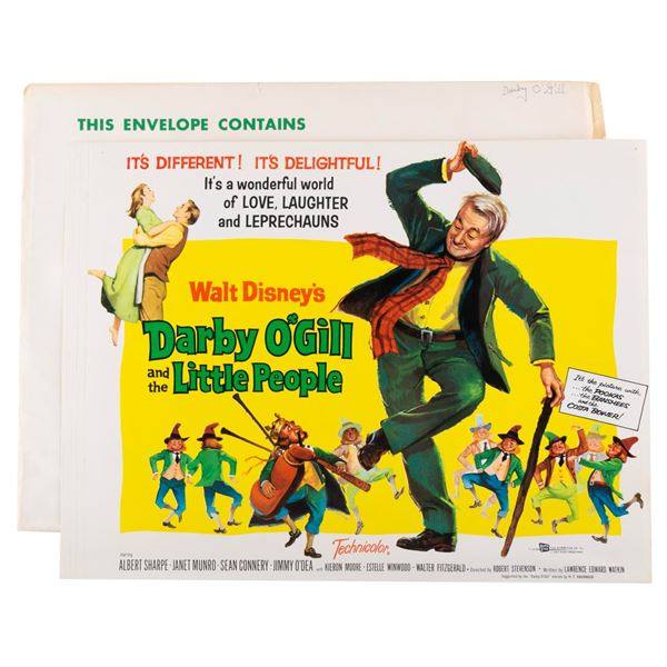 A Complete Set of "Darby O'Gill and the Little People" Lobby Cards.
