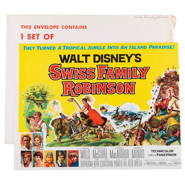 A Set of "Swiss Family Robinson" Lobby Cards.