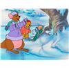 Image 1 : A Winnie the Pooh Film Strip Original Cel & Background.