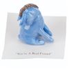Image 1 : A Mini "Winnie the Pooh" Eeyore Figurine.