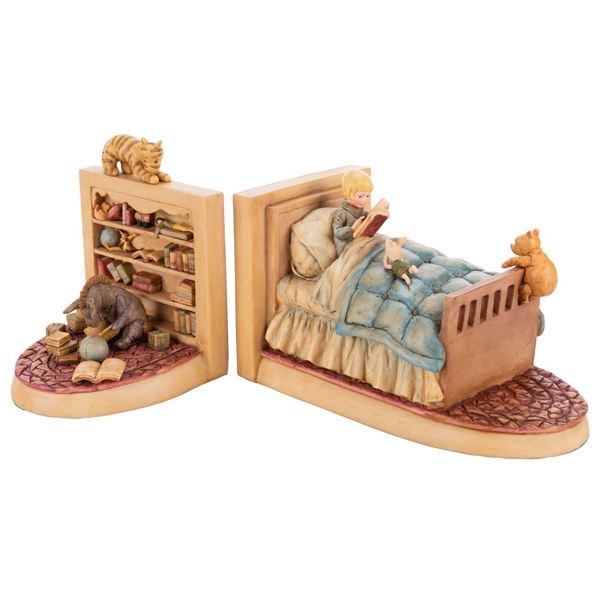 A "Winnie The Pooh" Bookends Set.