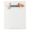 Image 1 : A Sheet of "The Aristocats" Stationery.